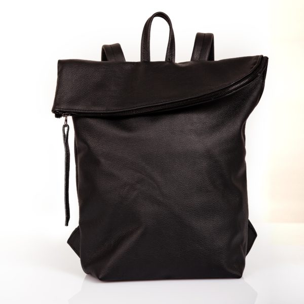 Black leather backpack - Cinzia Rossi
