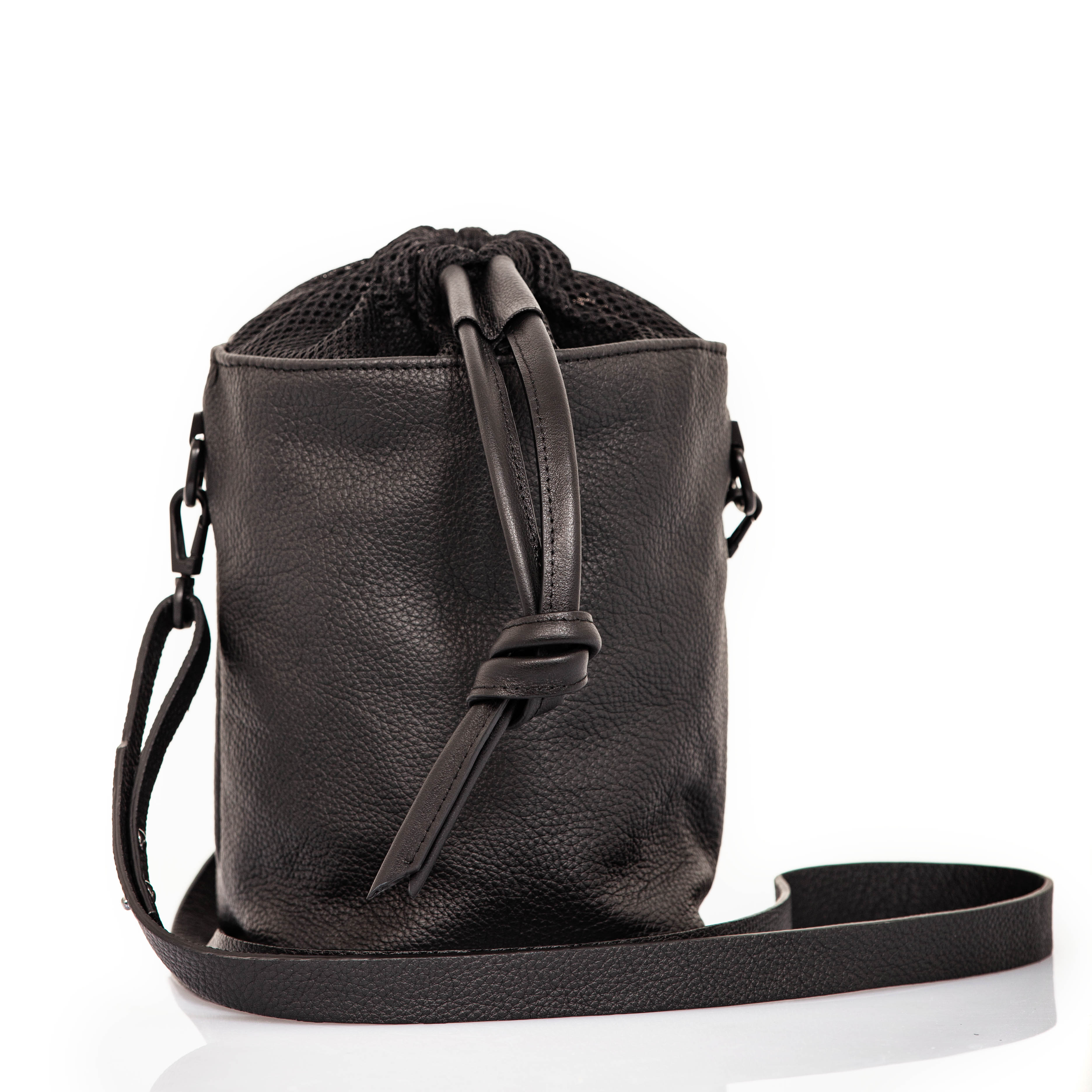 Black Leather Bucket Bag | lupon.gov.ph