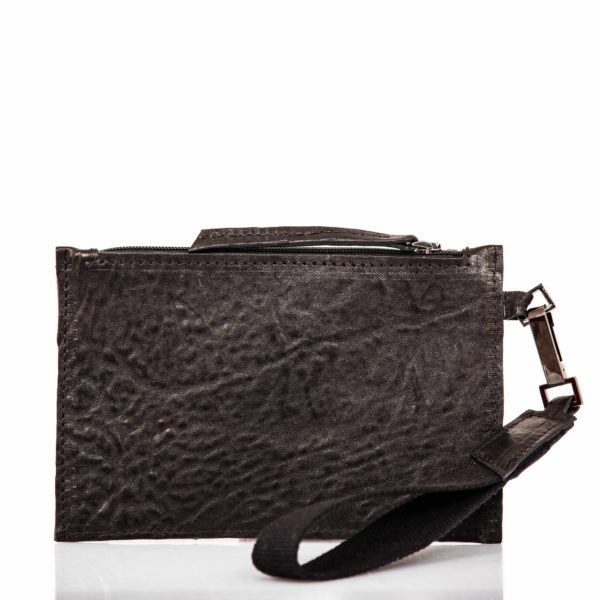 Leather hand clutch bag - Cinzia Rossi