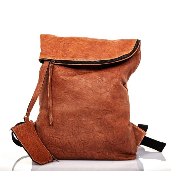 Beige leather backpack - Cinzia Rossi