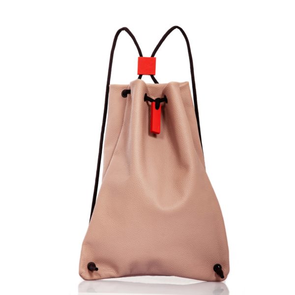 Powder pink leather backpack - Cinzia Rossi