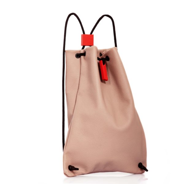 Powder pink leather backpack - Cinzia Rossi