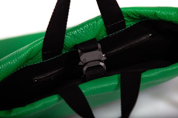 Green leather backpack - Cinzia Rossi