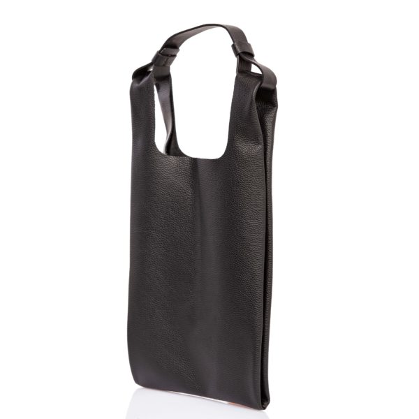 Black leather tote-bag - Cinzia Rossi
