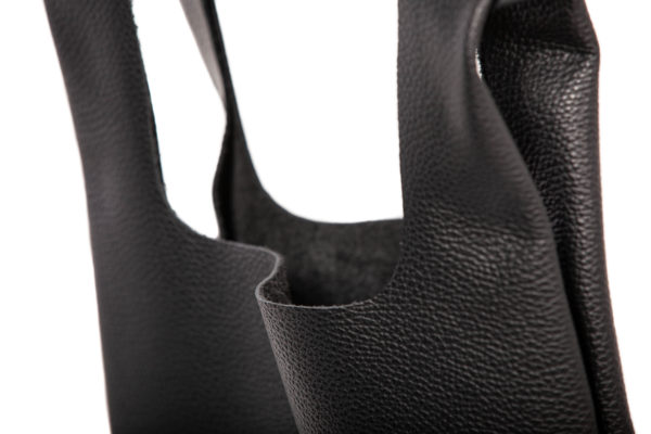 Bolso tote de piel negro - Cinzia Rossi