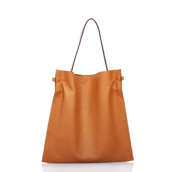 Shopping bag in pelle beige - Cinzia Rossi