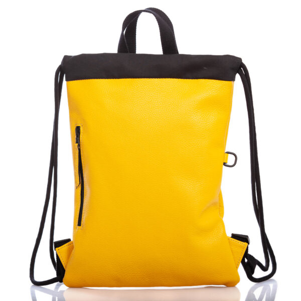 Yellow leather backpack - Cinzia Rossi