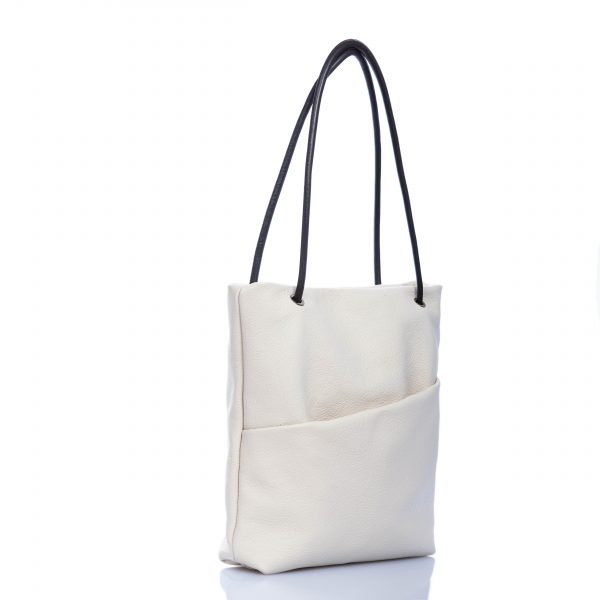 White leather tote-bag - Cinzia Rossi
