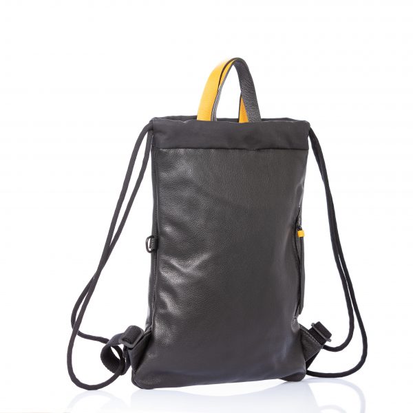Black leather backpack - Cinzia Rossi