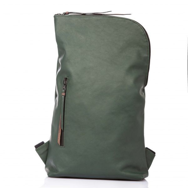 Green leather backpack - Cinzia Rossi