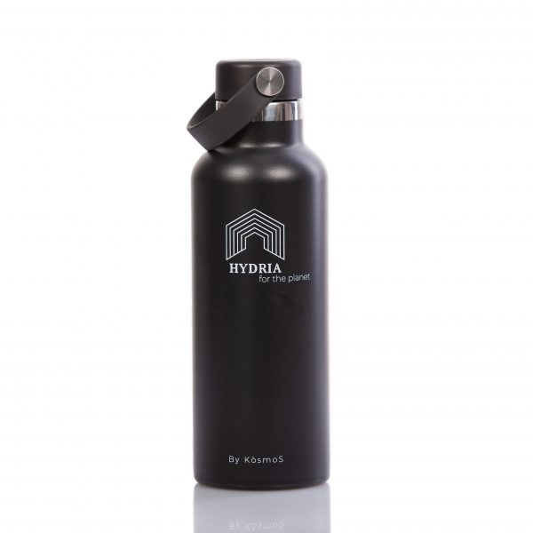 Bottiglia con portabottiglia in pelle - Cinzia Rossi
