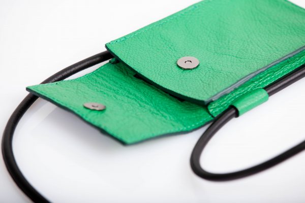 Étui-sac pour smartphone en cuir - Cinzia Rossi