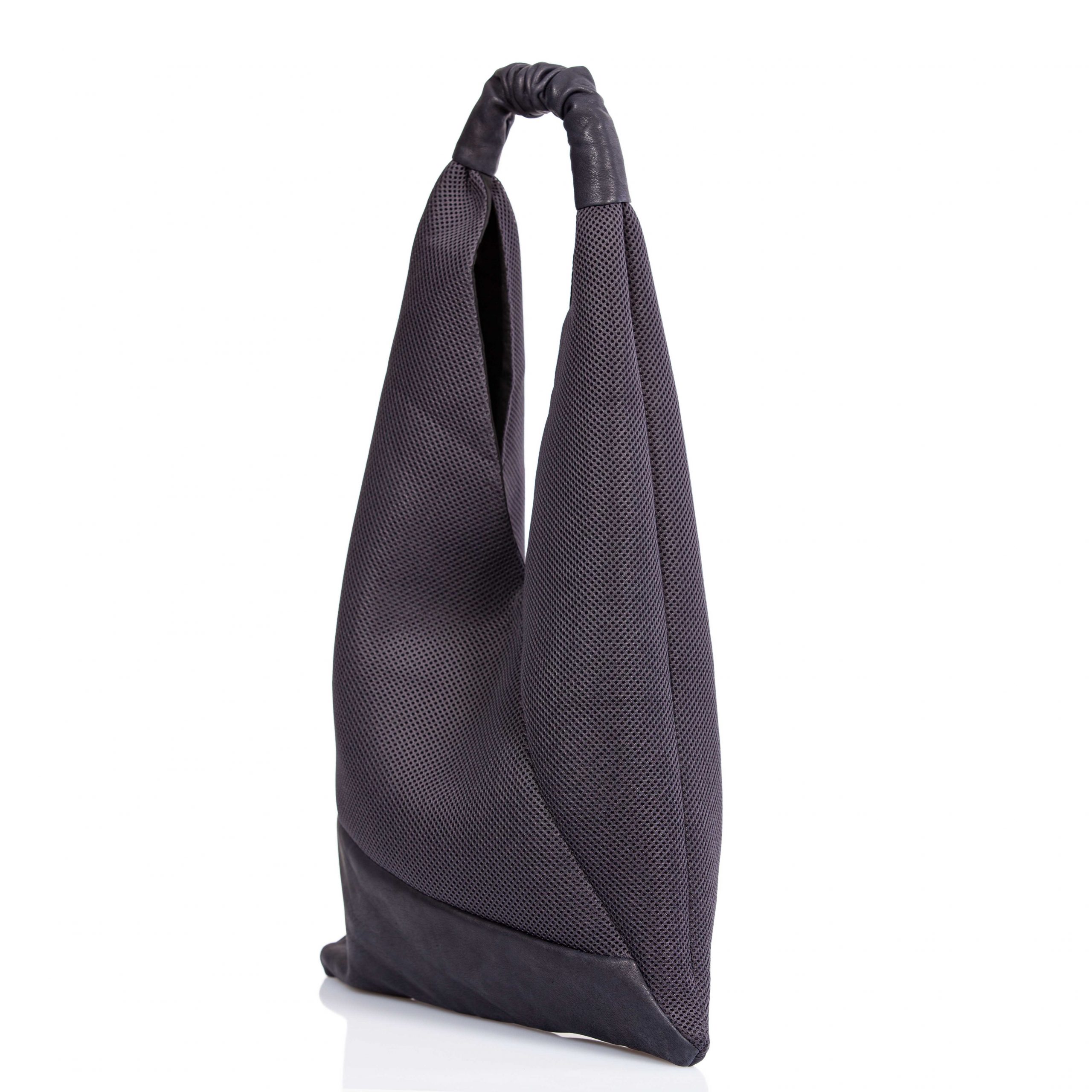 Cinzia Rossi - Technical fabric and leather shopping bag