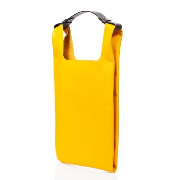 Tote-bag in pelle gialla - Cinzia Rossi