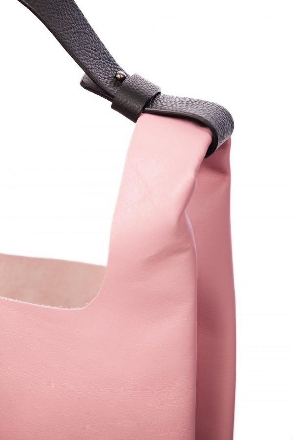 Roze leren draagtas - Cinzia Rossi