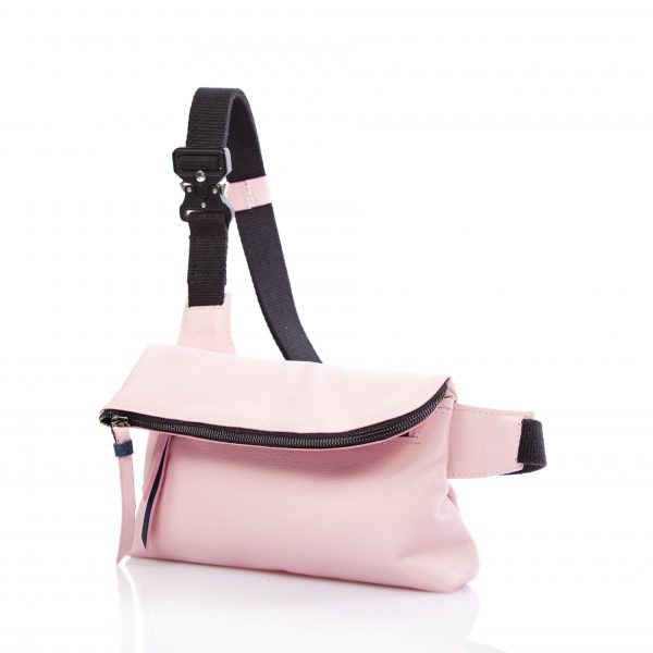 Pink leather cross-body bag - Cinzia Rossi