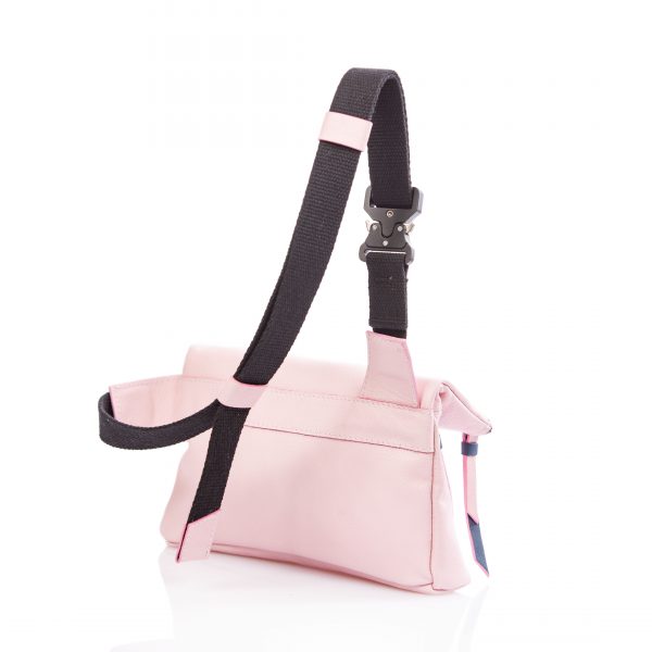Pink leather cross-body bag - Cinzia Rossi
