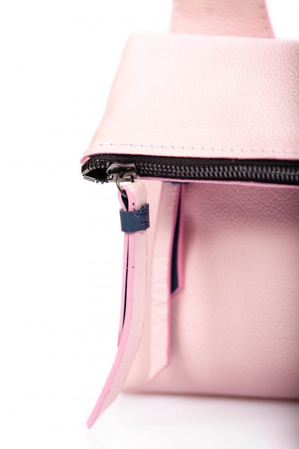 Umhängetasche aus rosafarbenem Leder - Cinzia Rossi